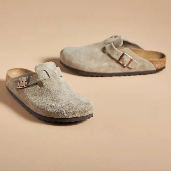 Birkenstock Boston Soft Footbed Clogs
In Taupe - Picture 11 of 15